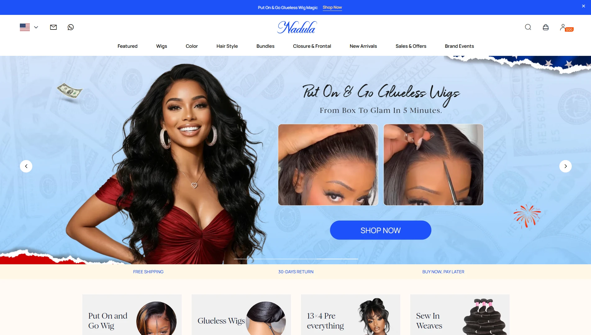 Nadula Hair logo