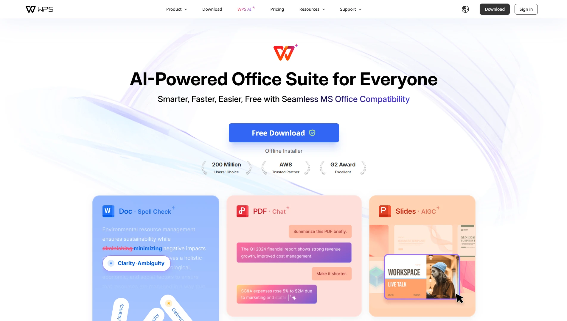 WPS Office Banner