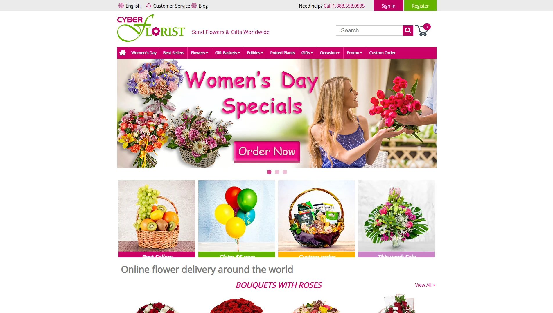 Cyber Florist logo