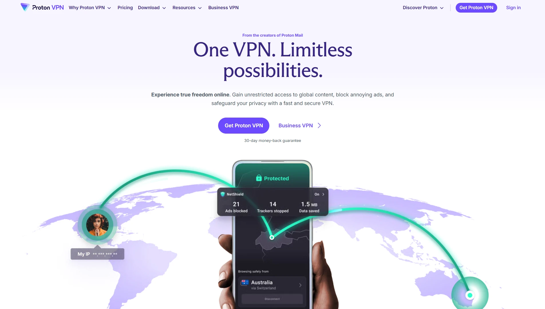 Proton VPN logo