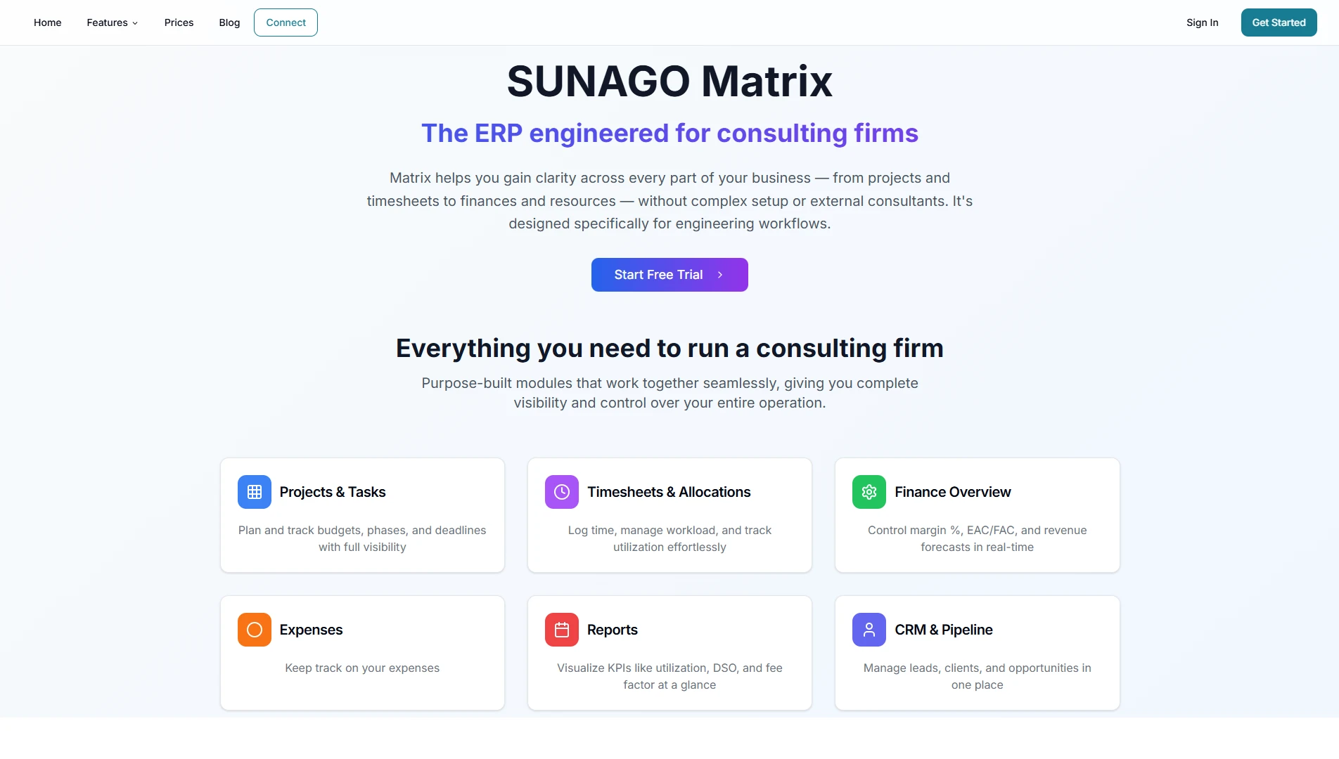 SUNAGO Matrix Banner