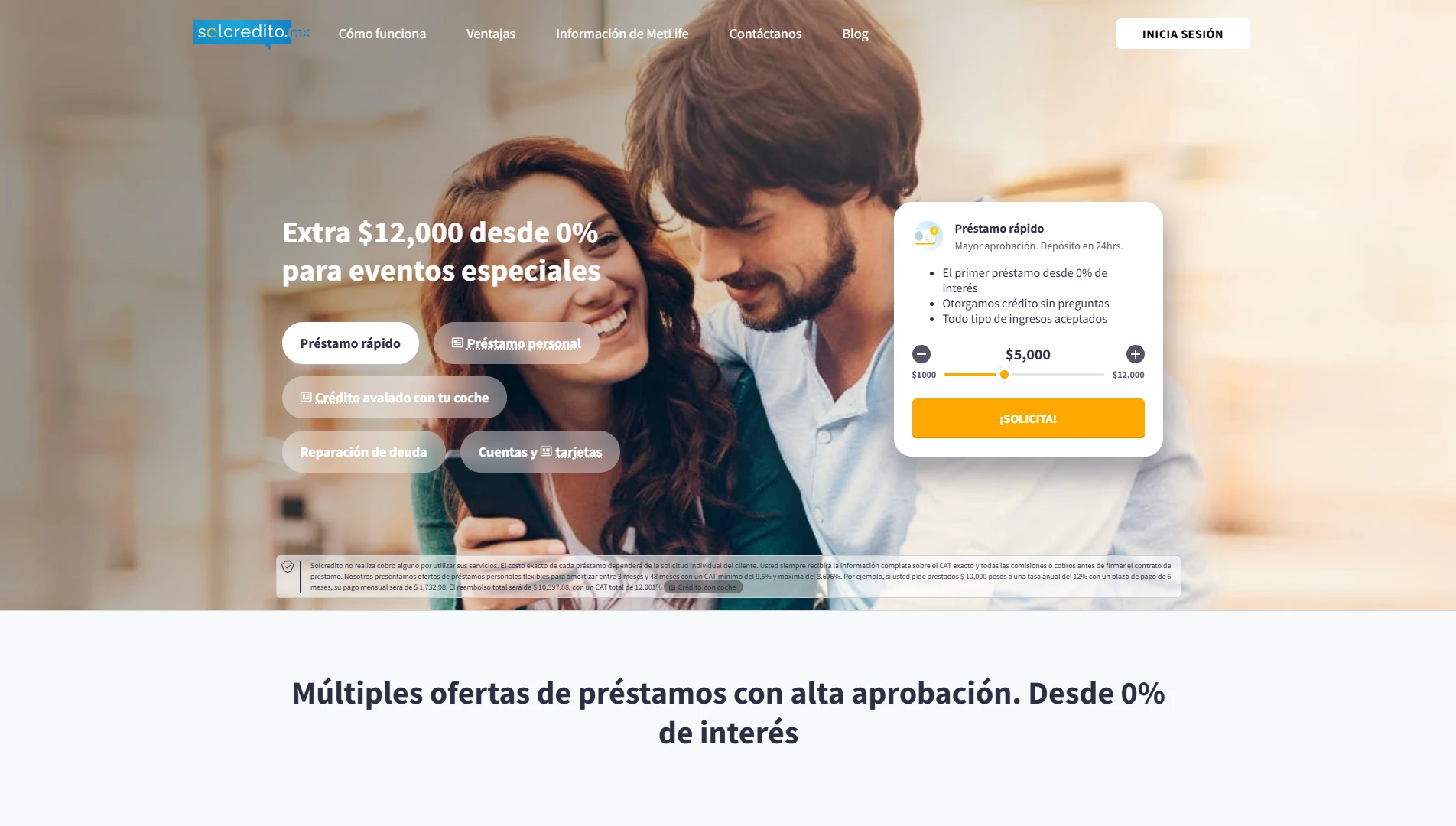 Sol Crédito Banner