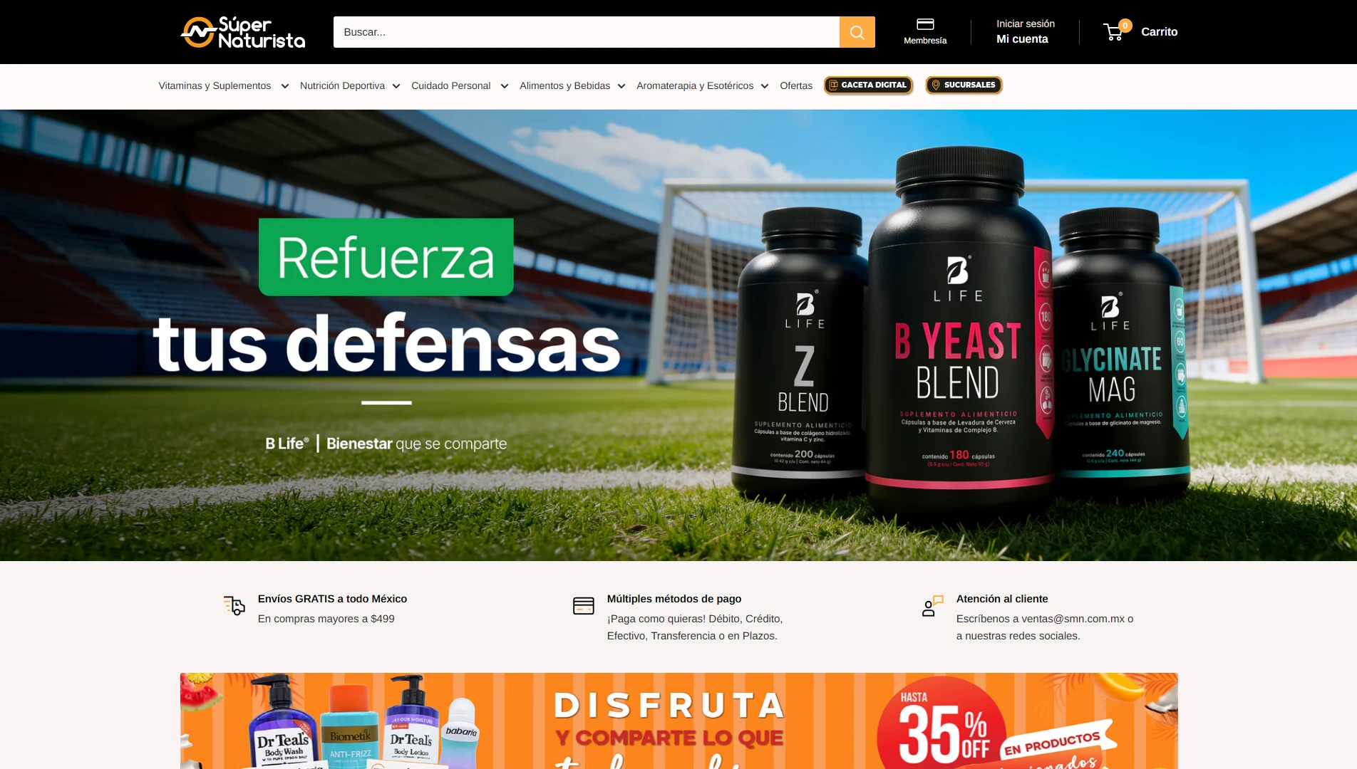 Súper Naturista Banner