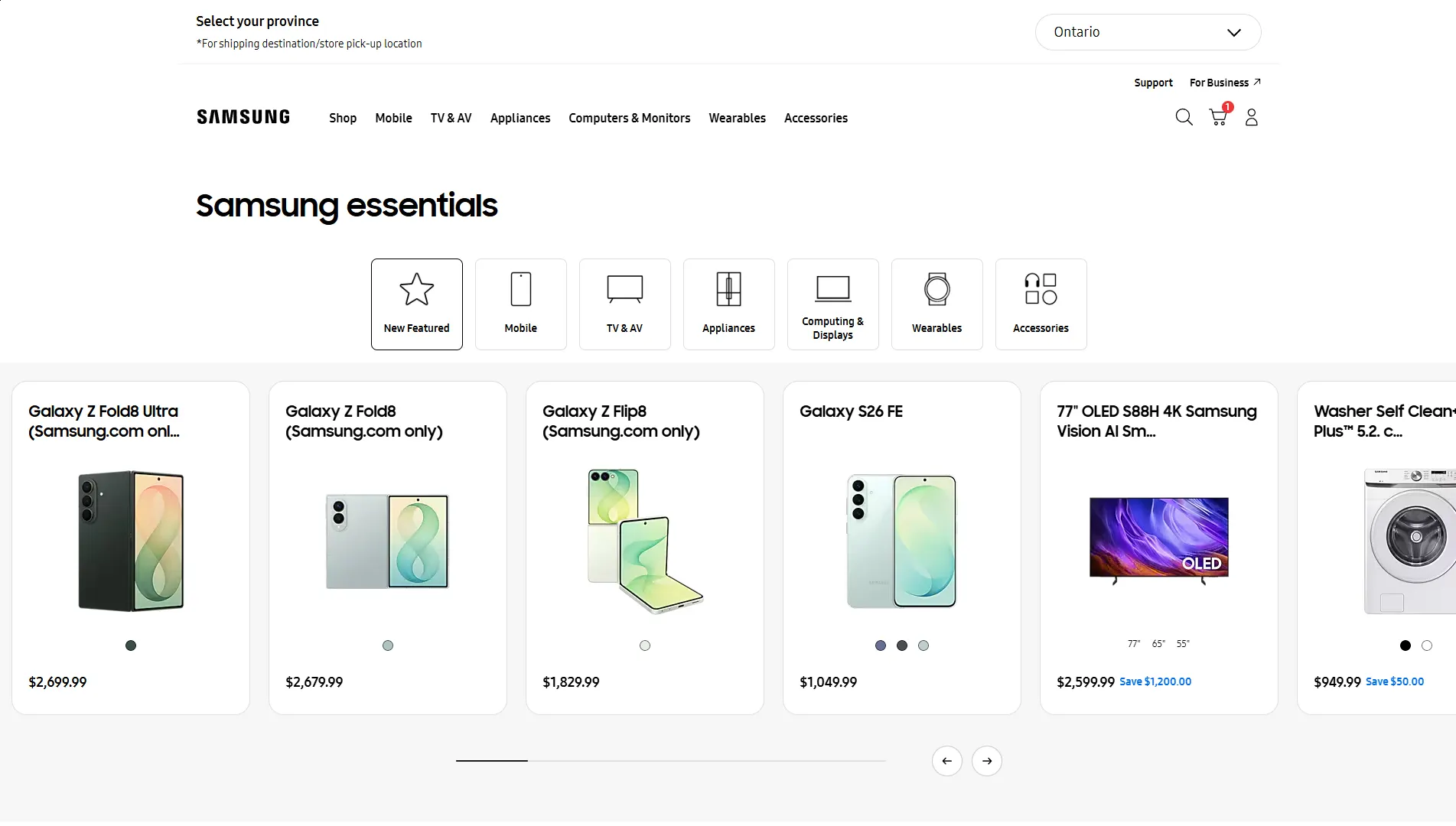 Samsung Banner