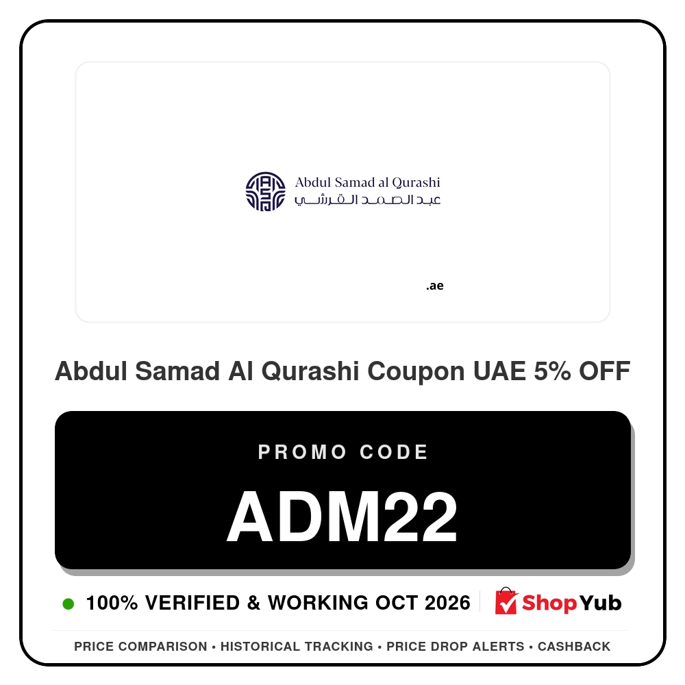 Verified Abdul Samad Al Qurashi Coupon UAE 5% OFF - Promo Code: ADM22 - 2026