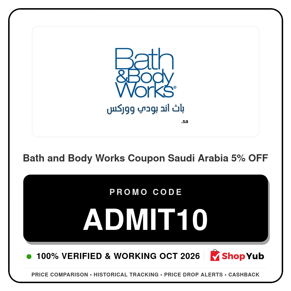 Verified Bath and Body Works Coupon Saudi Arabia 5% OFF - Promo Code: ADMIT10 - 2026