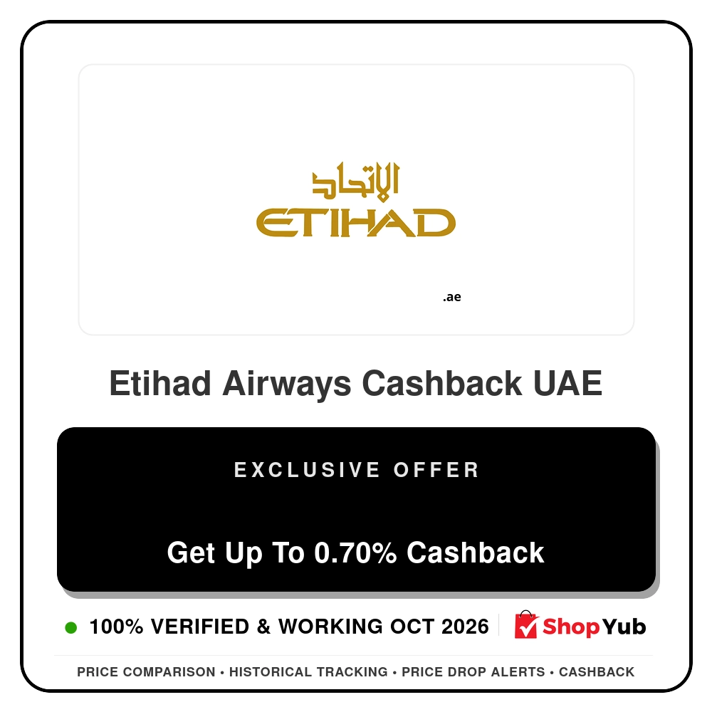 Verified Etihad Airways Cashback UAE - Exclusive Offer - 2026