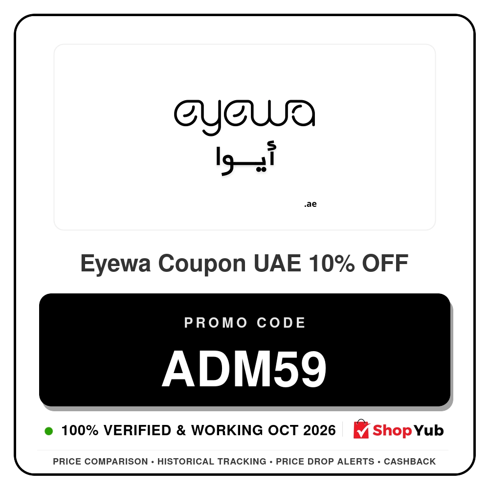 Verified Eyewa Coupon UAE 10% OFF - Promo Code: ADM59 - 2026