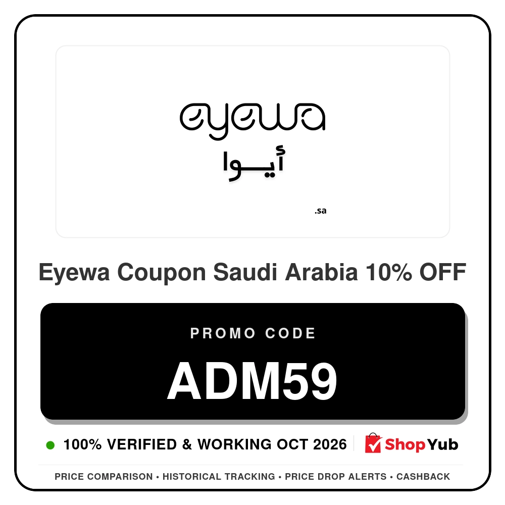 Verified Eyewa Coupon Saudi Arabia 10% OFF - Promo Code: ADM59 - 2026