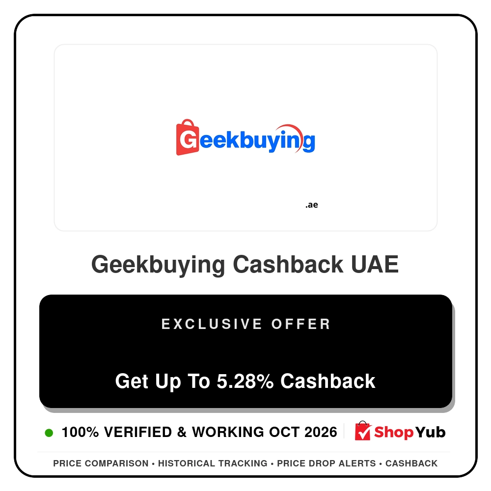 Verified Geekbuying Cashback UAE - Exclusive Offer - 2026