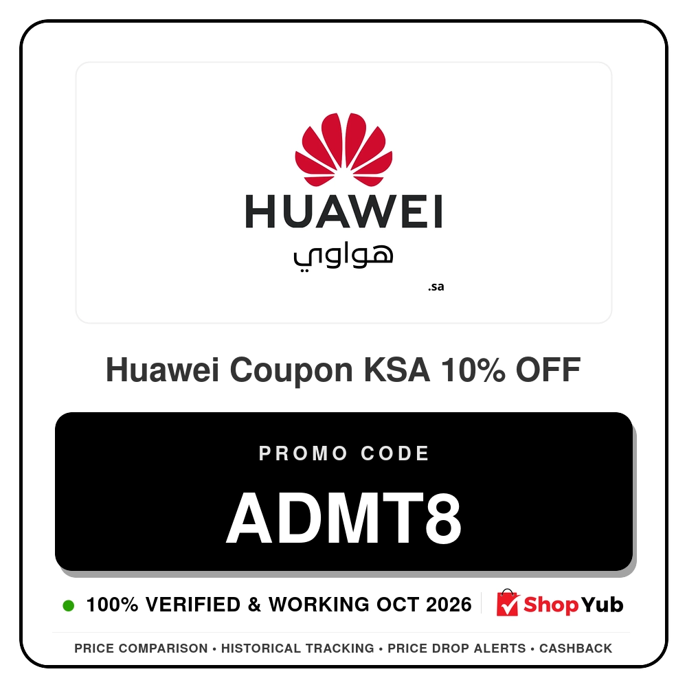 Verified Huawei Coupon KSA 10% OFF - Promo Code: ADMT8 - 2026