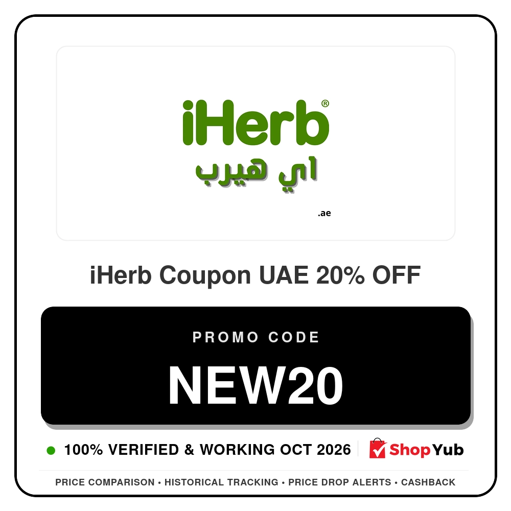 Verified iHerb Coupon UAE 20% OFF - Promo Code: NEW20 - 2026
