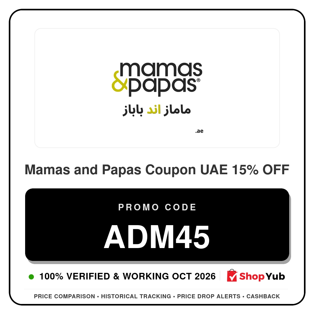 Verified Mamas and Papas Coupon UAE 15% OFF - Promo Code: ADM45 - 2026