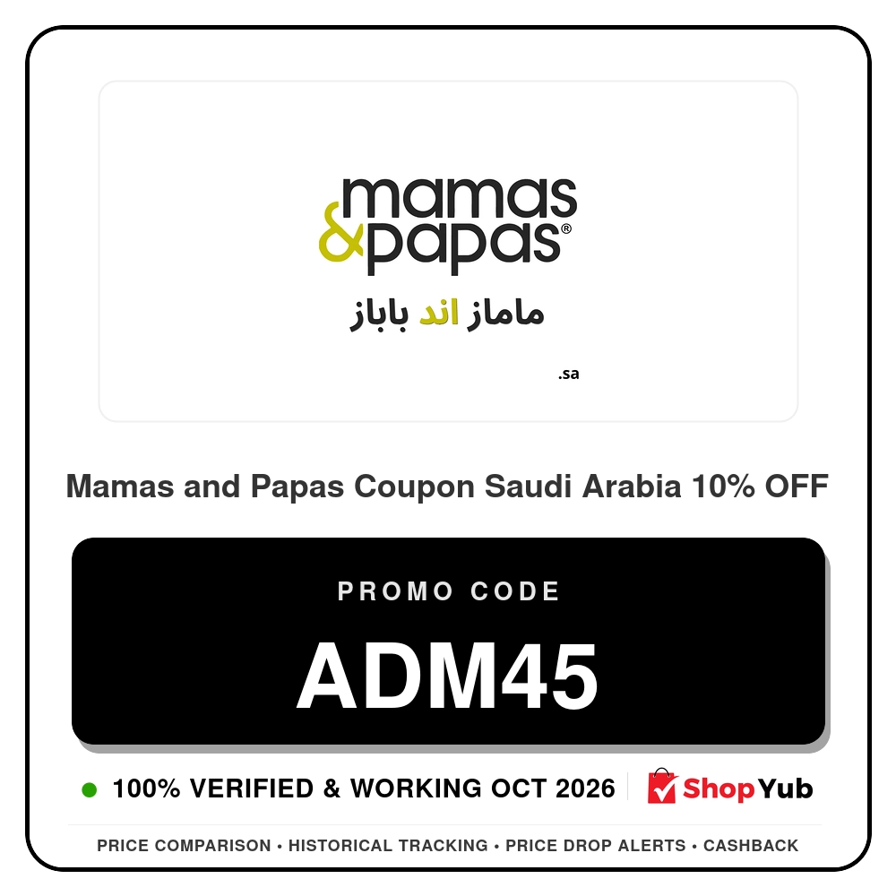 Verified Mamas and Papas Coupon Saudi Arabia 10% OFF - Promo Code: ADM45 - 2026
