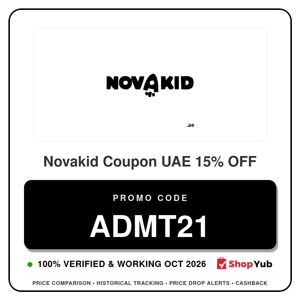 Verified Novakid Coupon UAE 15% OFF - Promo Code: ADMT21 - 2026