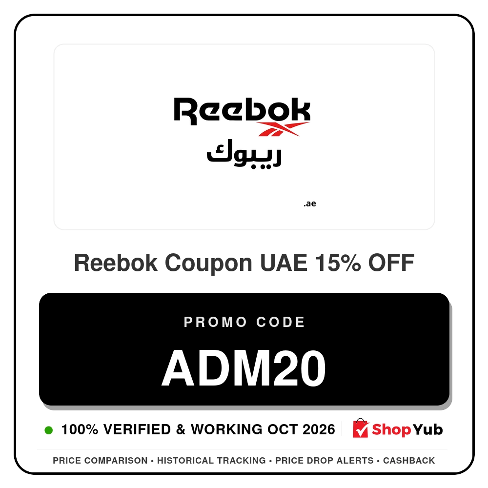 Verified Reebok Coupon UAE 15% OFF - Promo Code: ADM20 - 2026