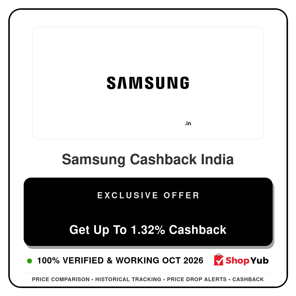 Verified Samsung Cashback India - Exclusive Offer - 2026