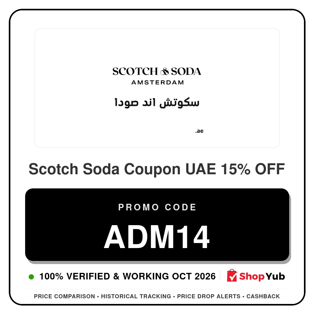 Verified Scotch Soda Coupon UAE 15% OFF - Promo Code: ADM14 - 2026