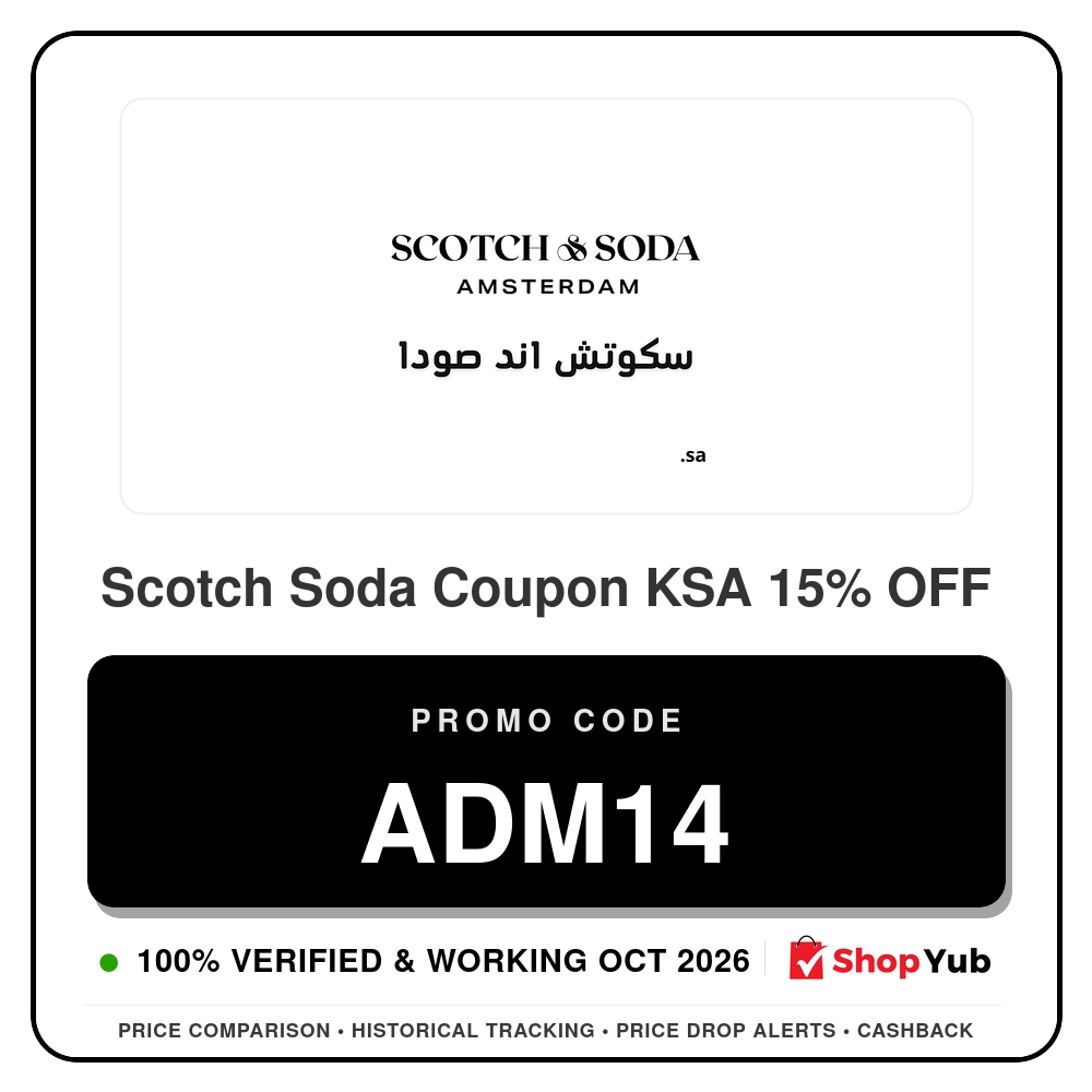 Verified Scotch Soda Coupon KSA 15% OFF - Promo Code: ADM14 - 2026