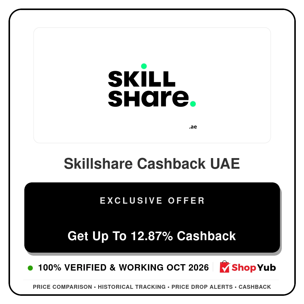 Verified Skillshare Cashback UAE - Exclusive Offer - 2026