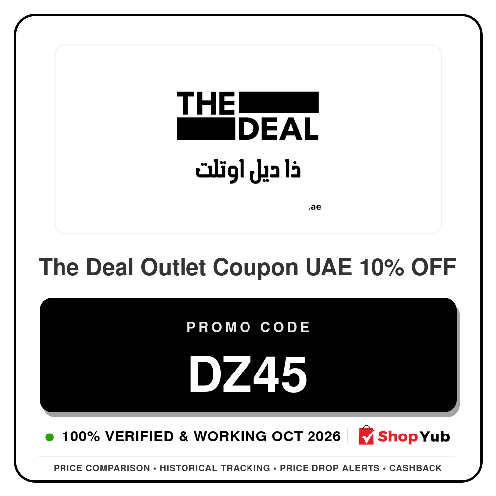 Verified The Deal Outlet Coupon UAE 10% OFF - Promo Code: DZ45 - 2026
