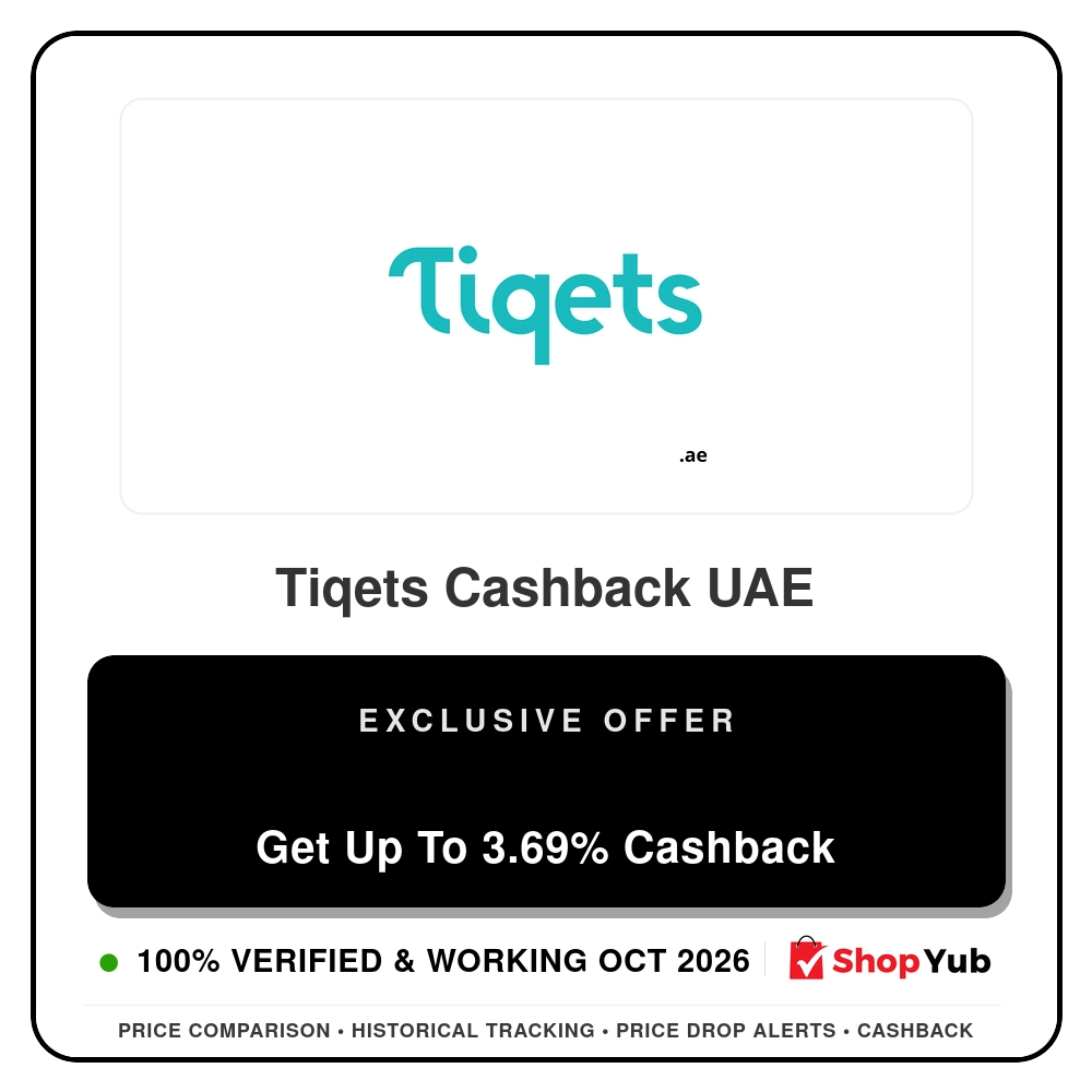 Verified Tiqets Cashback UAE - Exclusive Offer - 2026