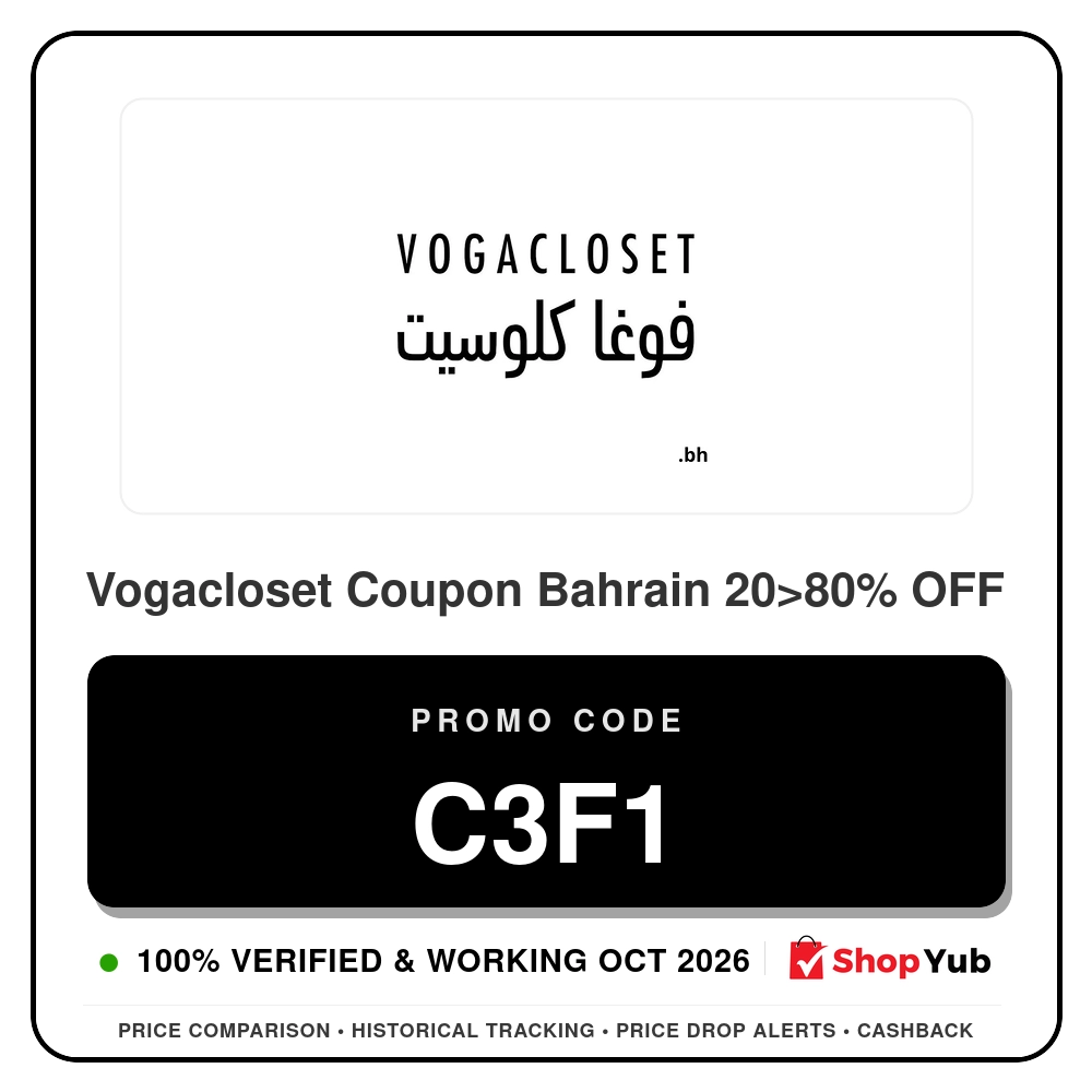 Verified Vogacloset Coupon Bahrain 20>80% OFF - Promo Code: C3F1 - 2026