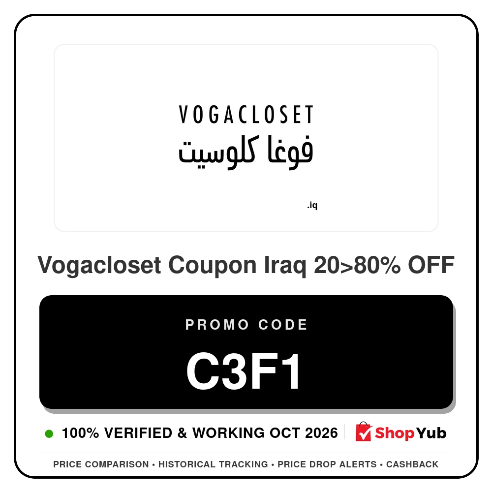 Verified Vogacloset Coupon Iraq 20>80% OFF - Promo Code: C3F1 - 2026