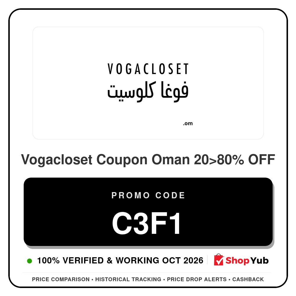 Verified Vogacloset Coupon Oman 20>80% OFF - Promo Code: C3F1 - 2026
