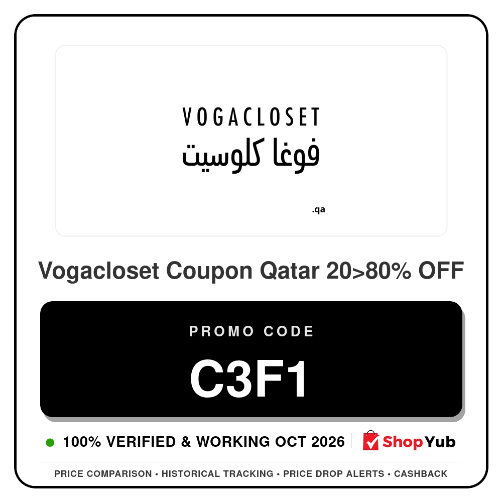 Verified Vogacloset Coupon Qatar 20>80% OFF - Promo Code: C3F1 - 2026